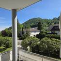 Ausblick Balkon zum Wald - 