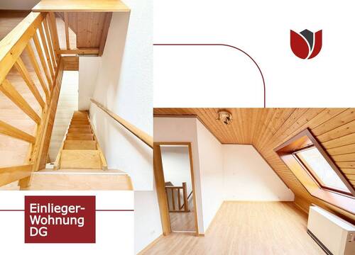 Aufgang zur Einliegerwohnung im 1. OG/DG links - 