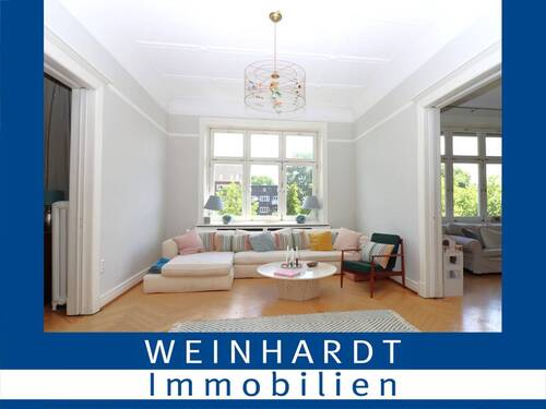 Wasserzeichen - Stilvolle 7,5-Zimmer-Stadtwohnung in Ottensen - großzügig & zentral