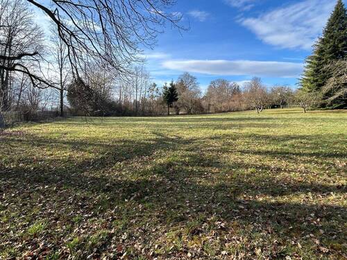 Blick nach Süden - Sonniges Baugrundstück in Riederau am Ammersee