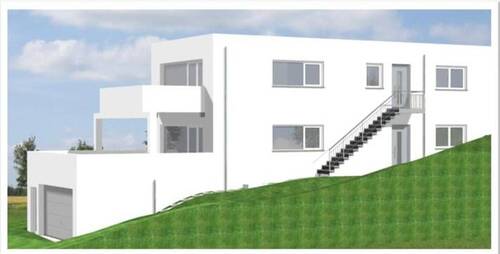 Ansicht.jpeg - Ihr Wohn(t)raum in Leinburg! Neubau, 3-Raum-Wohnung mit moderner Einbauküche, großer Dachterrasse, Garage, Stellplatz