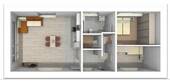 Draufsicht Wohnbereich EG o. Terrasse.jpeg - Etagenwohnung mit 103,00 m² in Leinburg zur Miete