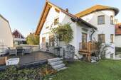Terrasse - 8 Zimmer Doppelhaushälfte in Affing