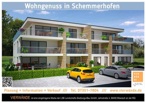 Südwestansicht - Sehr schöne 2,5 Zimmer-Eigentumswohnung im 1.OG mit großem Südbalkon