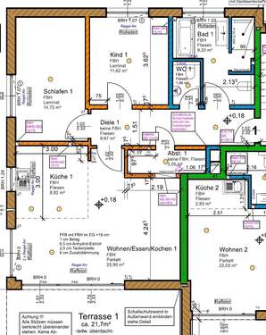 Werkplan Whg. 1 mit Badänderung - 