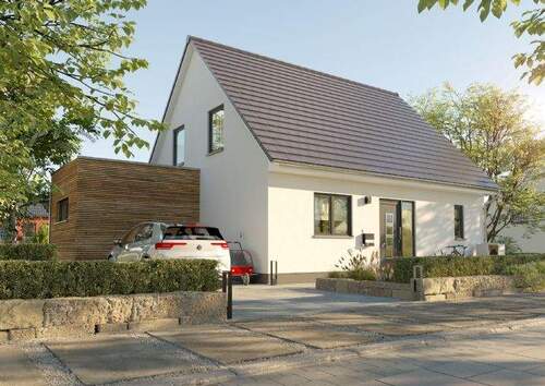 Eingangsbereich Holz - Einfamilienhaus mit 143,40 m² in Roggendorf zum Kaufen