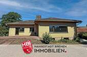 Außenansicht - Grasberg Idyllischer Bungalow im Grünen mit Garage