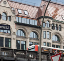 Historisches Lagerhaus-Büro in Hamburg Altstadt - 4 m Deckenhöhe, All-In