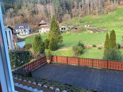 Blick auf Terrasse.jpg - 1 Zimmer Hotel, Pension, Gasthof in Bad Rippoldsau-Schapbach