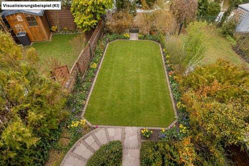 Visualisierung KI - Umgestaltung Garten - 