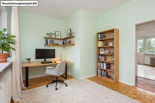 Visualisierung KI - Modernisierungs- und Nutzungsbeispiel Homeoffice - 