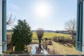 Blick vom OG in die Natur - Doppelhaushälfte mit 120,00 m&sup2; in Geltendorf zum Kaufen