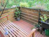 der Sonnen-Balkon mit Markise - 