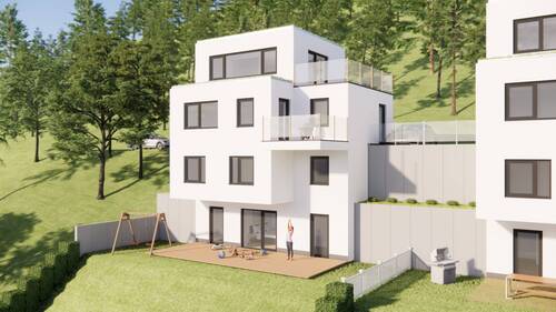 Visualisierung - Grundstück mit Baugenehmigung in erhöhter Lage!