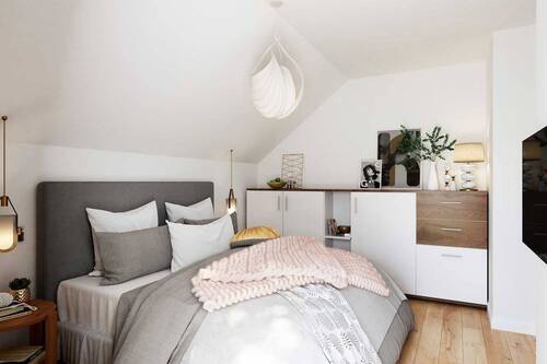 Elternschlafzimmer im Erdgeschoss - 