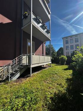 Blick in den Gartenanteil - 