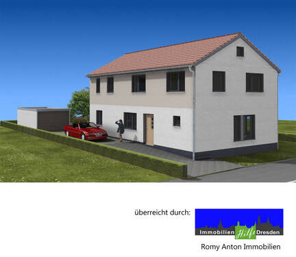 Beispielhaus Straßenansicht - Grundstück in Niederau / Ockrilla
