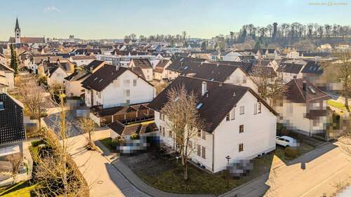 Außenansicht - Moderne 2-Zimmer-Dachgeschosswohnung mit stilvoller Ausstattung und Garage in Bad Saulgau