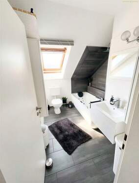 Badezimmer - Etagenwohnung mit 44,20 m&sup2; in Bad Saulgau zum Kaufen
