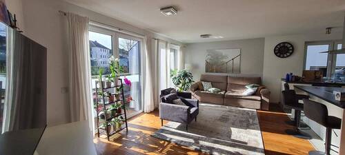 Teilansicht vom Wohnzimmer.jpg - Etagenwohnung mit 116,30 m&sup2; in Haan zum Kaufen