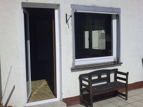 Balkontür & Fenster von Aussen - 