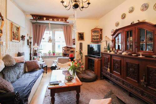 Ansicht Wohnbereich - Sofort wohlfühlen: 3-Zi.-Etagenwohnung mit Balkon