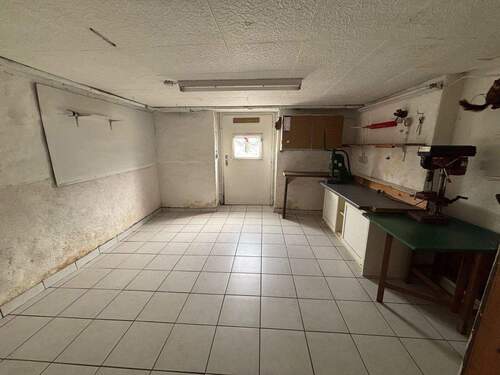 Teilansicht von der Werkstatt im Keller - 