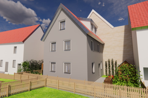 Eingang1neu.png - Einfamilienhaus-Neubau im Herzen der Spalter Altstadt mit Garten