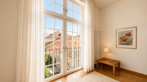 Bodentiefe Fensterfronten - Etagenwohnung mit 78,00 m&sup2; in Baden-Baden zum Kaufen