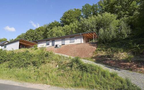 Südseite mit Zufahrt - 5 Zimmer Mehrfamilienhaus, Wohnhaus zum Kaufen in Bad Brückenau