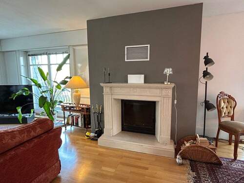 Kamin Wohnzimmer - 3 Zimmer Mehrfamilienhaus, Wohnhaus in Berlin