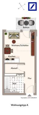 Wohnungstyp A (1 Z.) - 