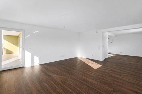 Wohnzimmer - Etagenwohnung mit 96,30 m&sup2; in Niedermotzing zum Kaufen