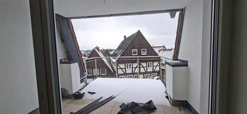 Der schöne Balkon Blick nach Westen - 