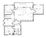 Wohnungsgrundriss - 