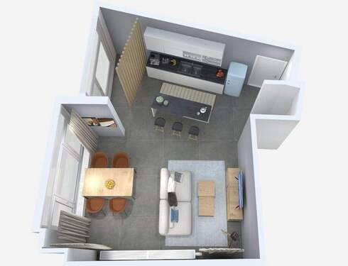 Wohn- und Esszimmer - 