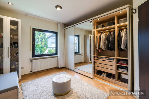 Ankleidezimmer KI animiert - 