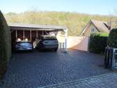 Doppelcarport mit Stellplatz - 