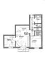 Wohnungsgrundriss - 3 Zimmer Etagenwohnung zum Kaufen in Herbolzheim