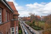 Blick vom Balkon - Etagenwohnung mit 125,00 m&sup2; in Berlin-Weissensee zum Kaufen