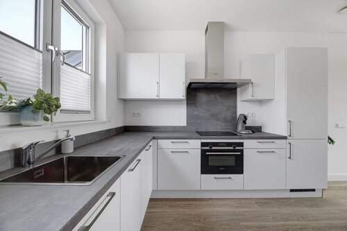 offene Küche - Doppelhaushälfte mit 118,00 m&sup2; in Krostitz zur Miete