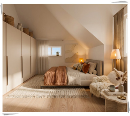 Visualisierung Schlafzimmer - Ankommen und Aufwachsen: Ihr neues Familiendomizil in Gilchinger Bestlage