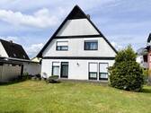 Außenansicht Haus 2 & Terrasse mit Garten - 
