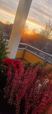 Balkonblick - wunderschöne 3-Zimmer-Wohnung mit Balkon in Gaschwitz