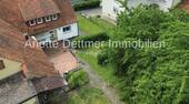 3 Hausansicht hinten mit Nebengebäude - 7 Zimmer Doppelhaushälfte in Alfeld (Leine) / Gerzen