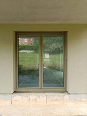 Detail Doppelschwingtür Terrasse - 