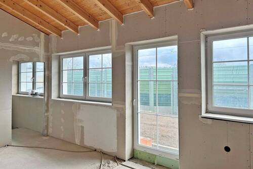 helle Fensterfront Schlafraum - 