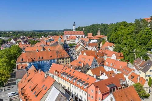 Luftbild - Traumhaft schöne Wohnung im Herzen von Landsberg