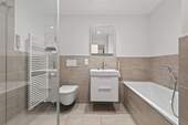Badezimmer - 3 Zimmer Etagenwohnung zum Kaufen in Karlsruhe