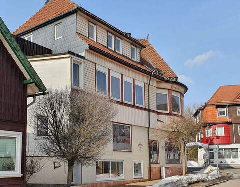 Ansicht Marktstrasse - 2 Zimmer Mehrfamilienhaus, Wohnhaus in Braunlage